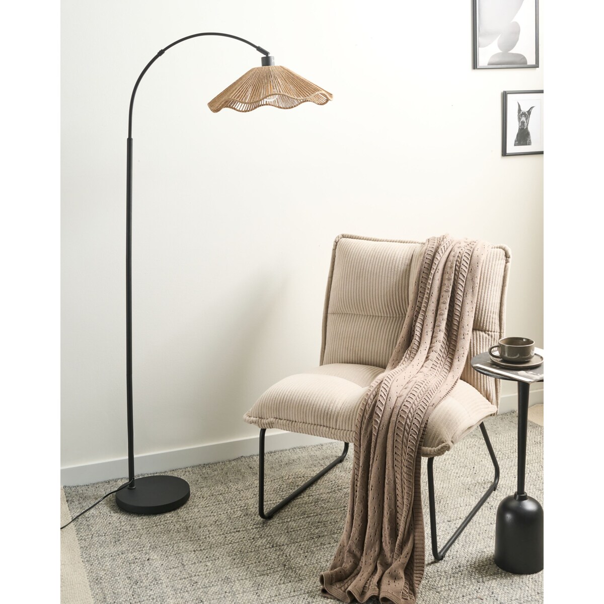 Lampa podłogowa MIGORI Papier Naturalny