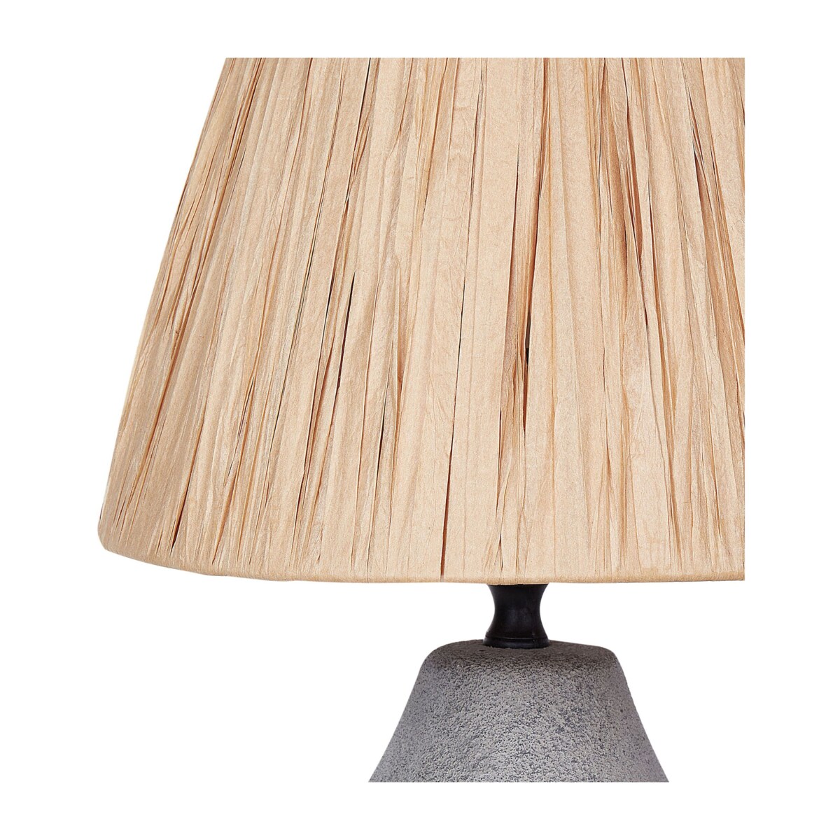 Zestaw 2 lampek nocnych ceramicznych szary ARWADITO