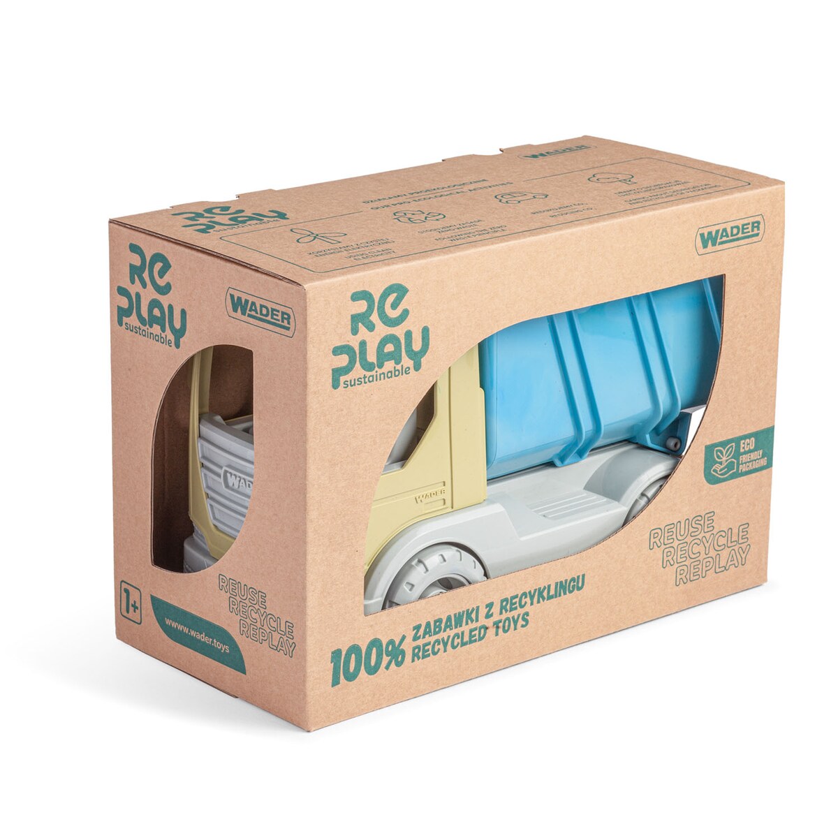 Replay Tech Truck Wywrotka Zabawka Pojazd Dla Dzieci Zabawka WADER