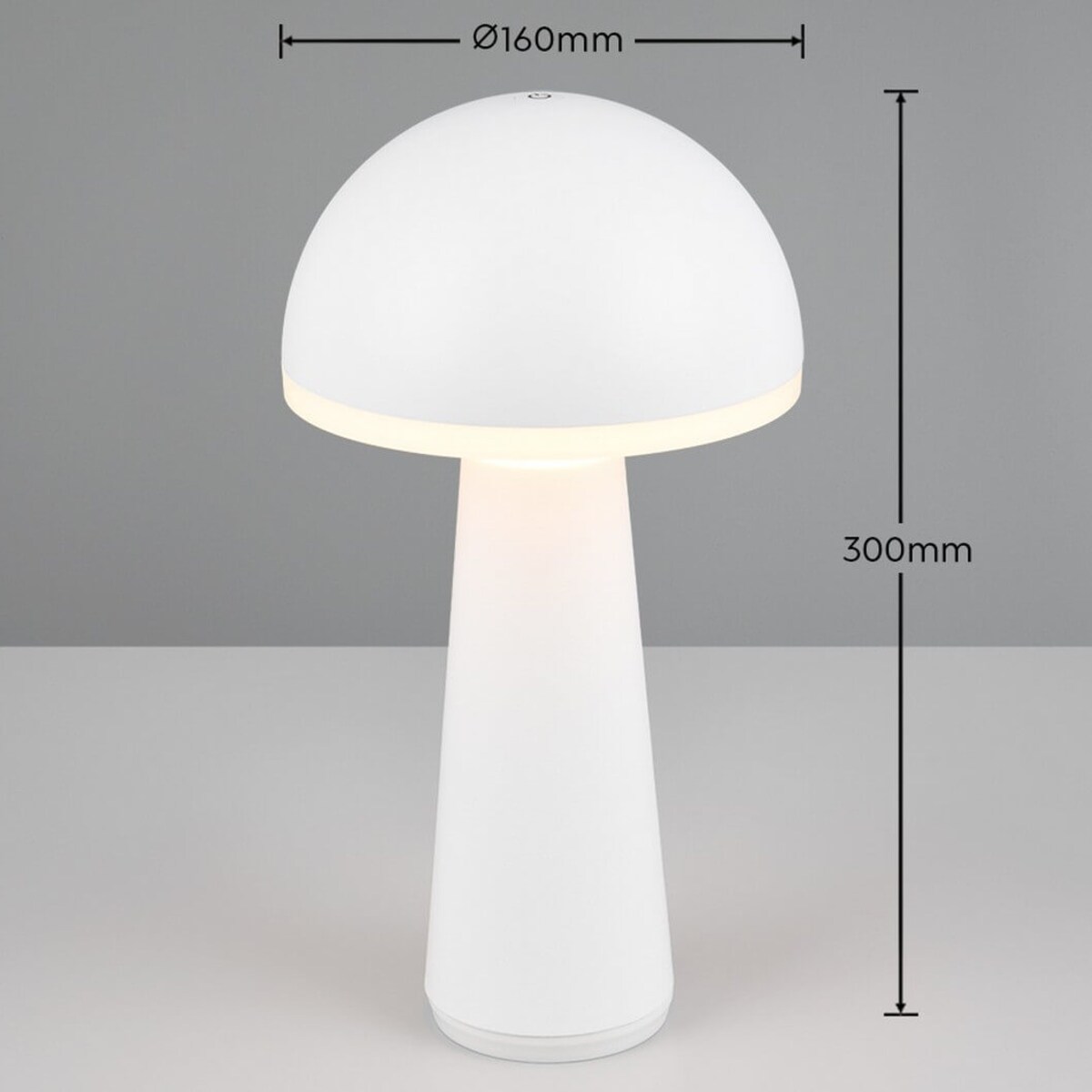 Lampka stojąca Fungo R57716131 RL Light IP54 LED 2W 3000-5000K grzybek biały