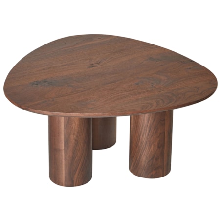 Stolik kawowy MDF Ciemne drewno DACOMA