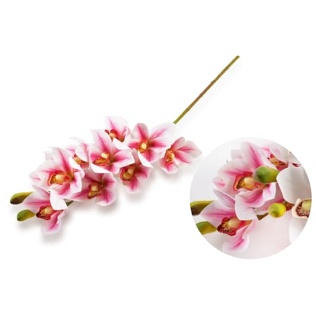 VIRIDIS Kwiat sztuczny storczyk 74cm