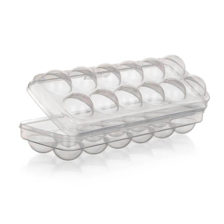 PLSTIKOWY PJEMNIK NA JAJKA 12 jaj do przenoszenia lodówki przewożenia