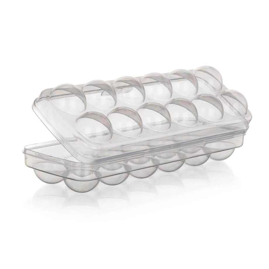 PLSTIKOWY PJEMNIK NA JAJKA 12 jaj do przenoszenia lodówki przewożenia