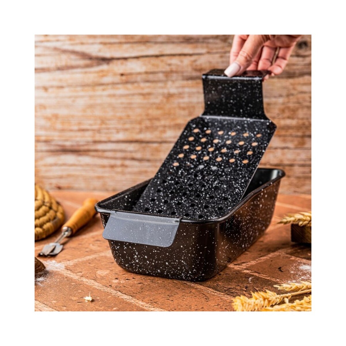 Kinghoff forma do chleba 24x13,5cm z wkładką KH1953