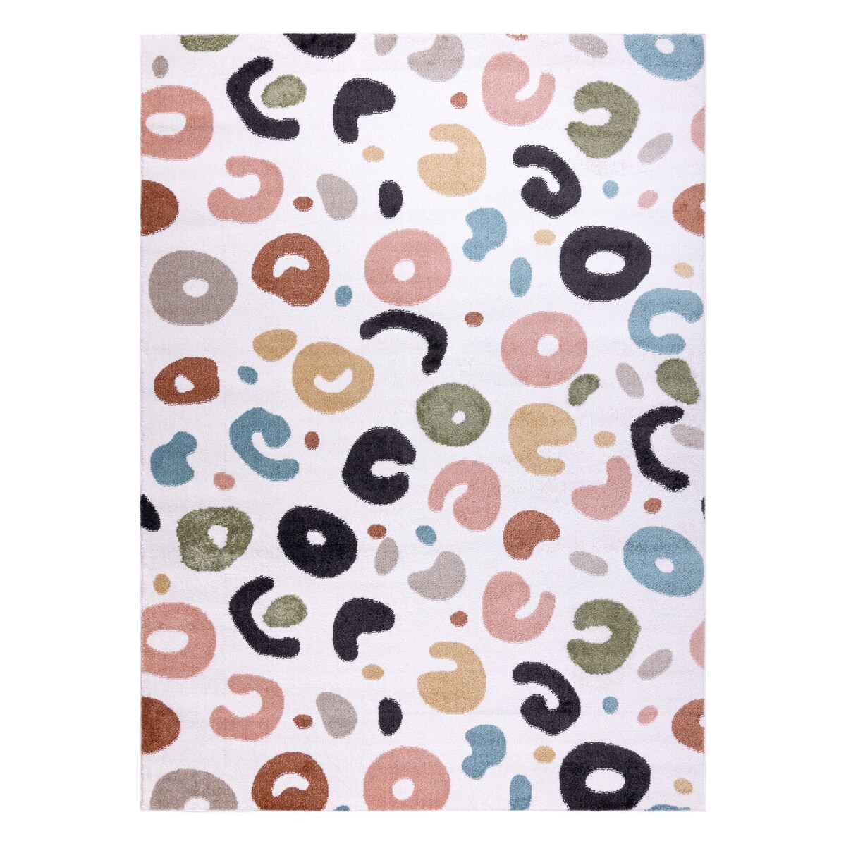 Dywan FUN Spots dla dzieci, plamki krem 120x170 cm