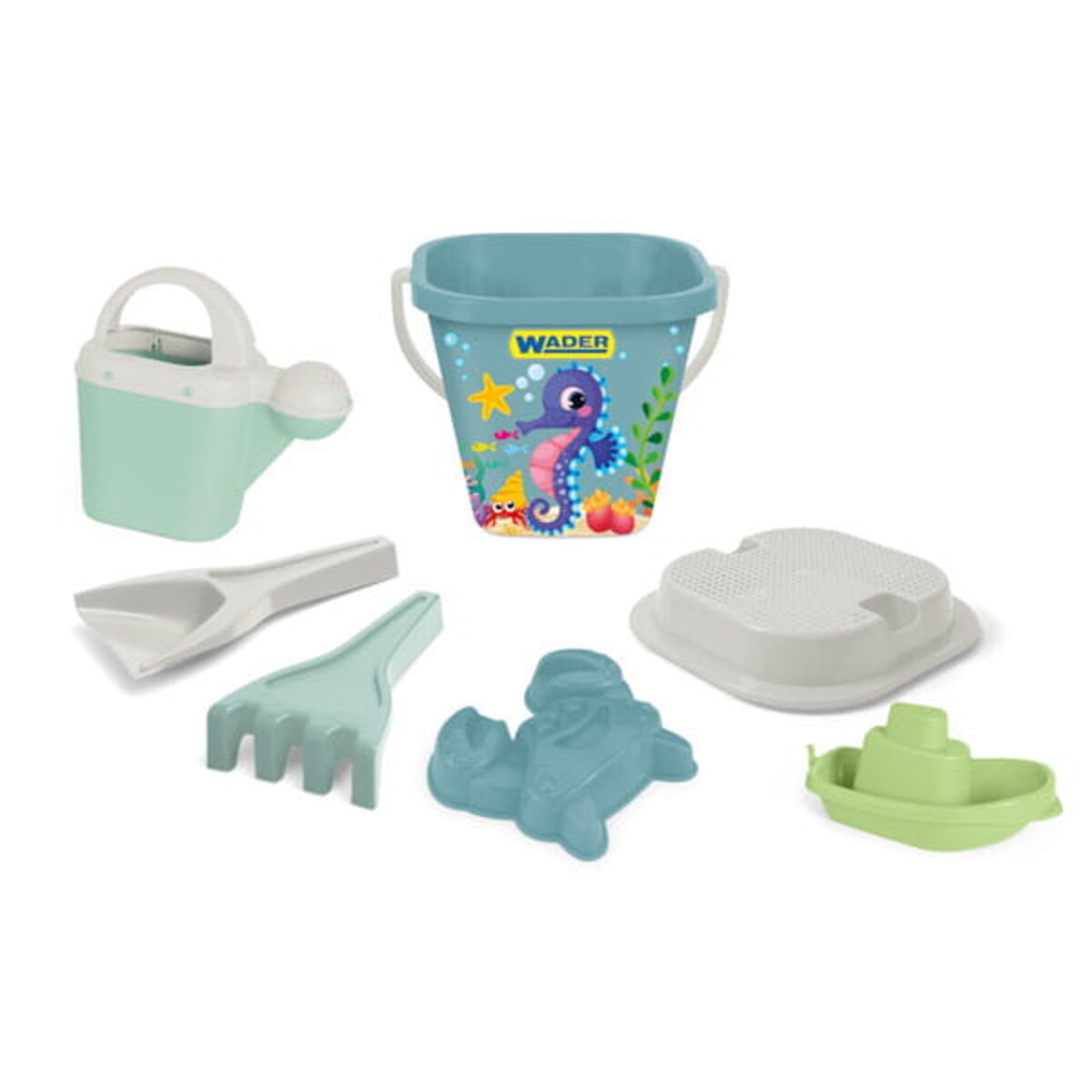 Zabawka Dla Dzieci WADER Replay Sea World Komplet Do Piasku 7 El