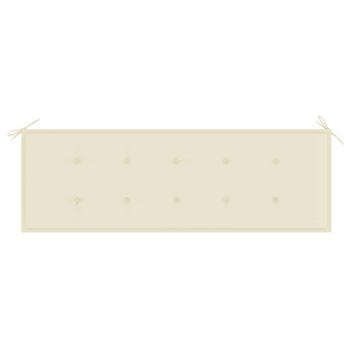 vidaXL 3-os. ławka ogrodowa z poduszką, 150 cm, lity eukaliptus