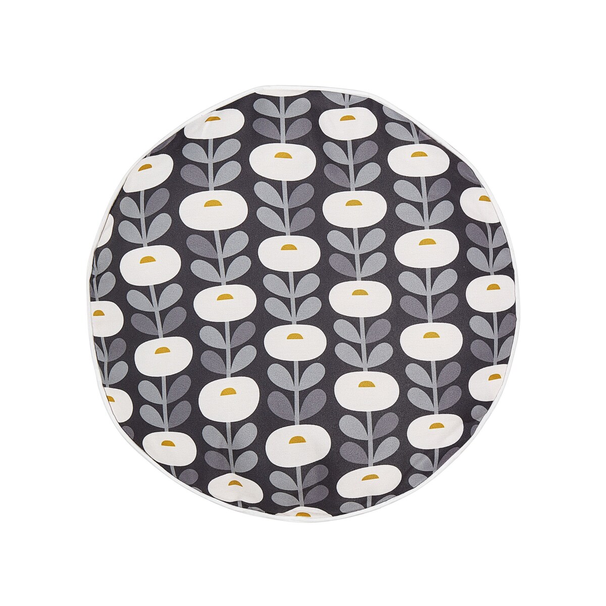 2 poduszki ogrodowe wzór geometryczny 40 cm szare VALSORDA