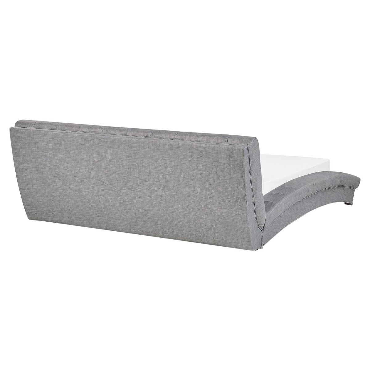 Łóżko tapicerowane 160 x 200 cm szare LILLE