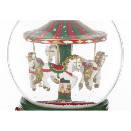 Kula śnieżna z pozytywką i karuzelą GIOSTRA 16x11,5x11,5 cm
