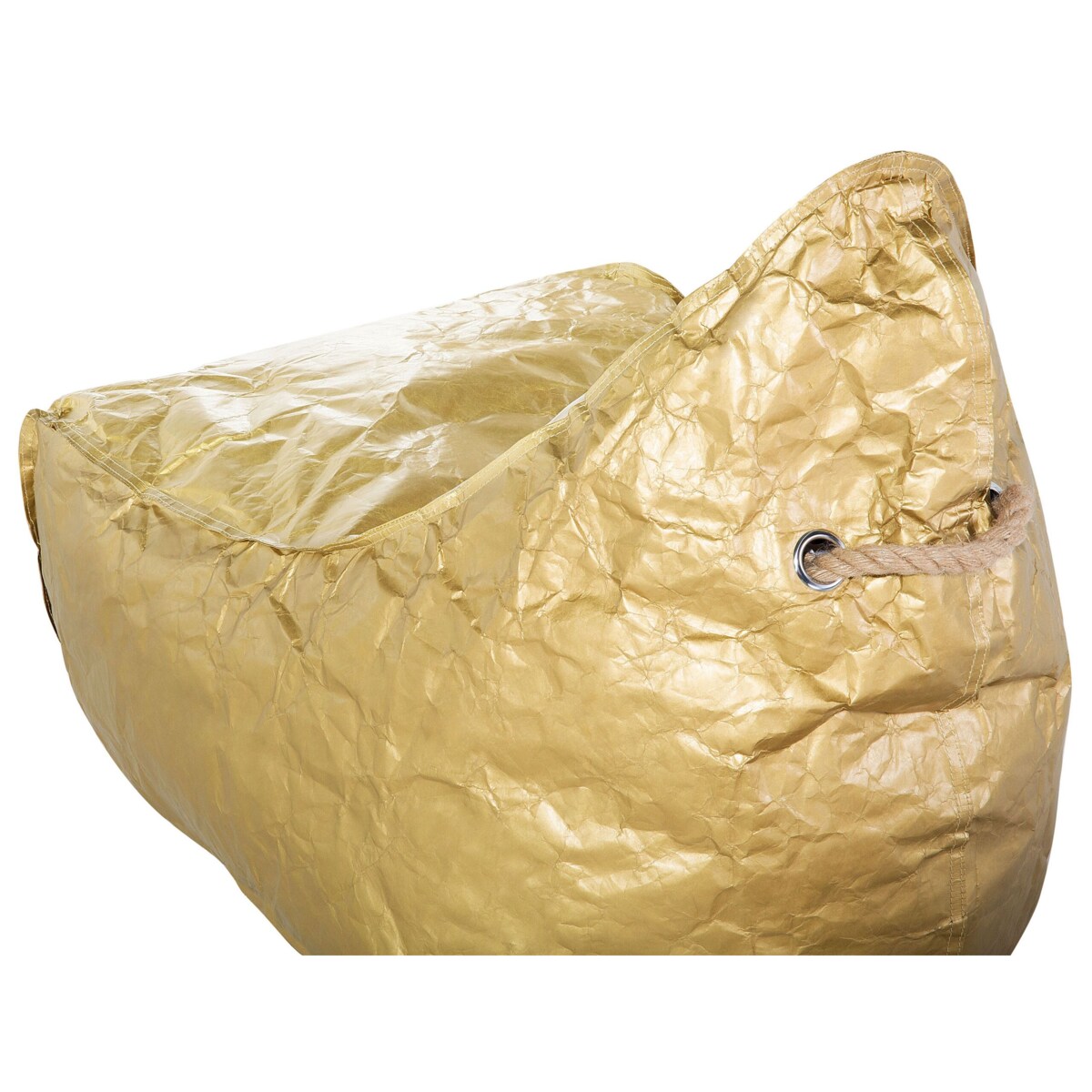 Fotel worek 200 L DROP 63 cm 75 cm Złoty