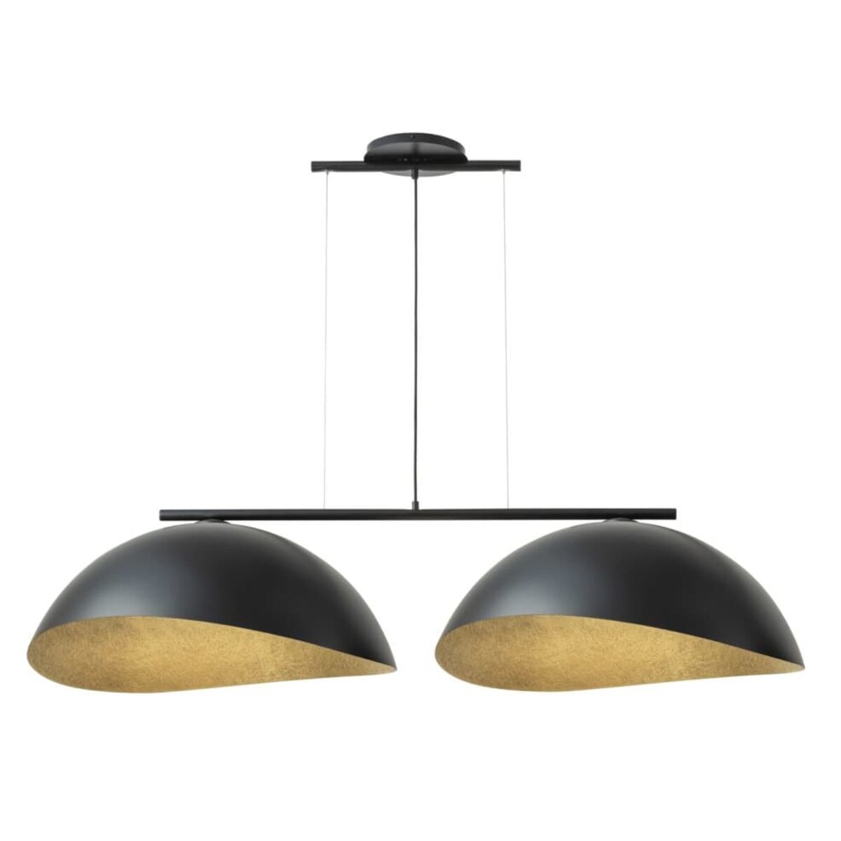 Żyrandol glamour do salonu Solar 40578 Sigma żywica czarny złoty