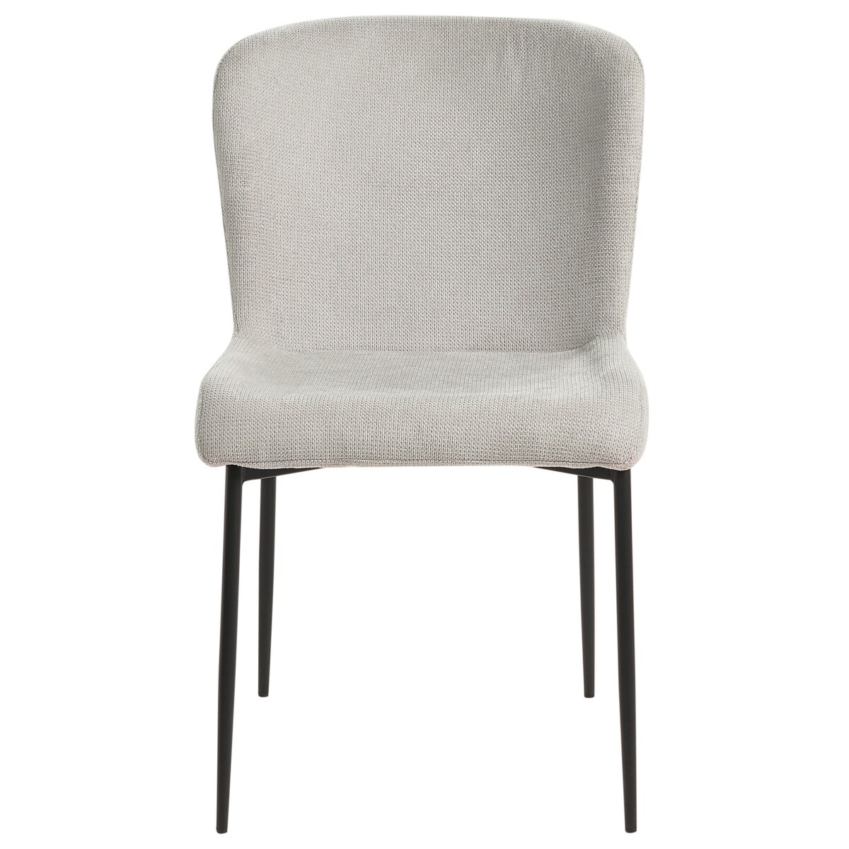 Zestaw 2 krzeseł do jadalni ADA Jasnoszary