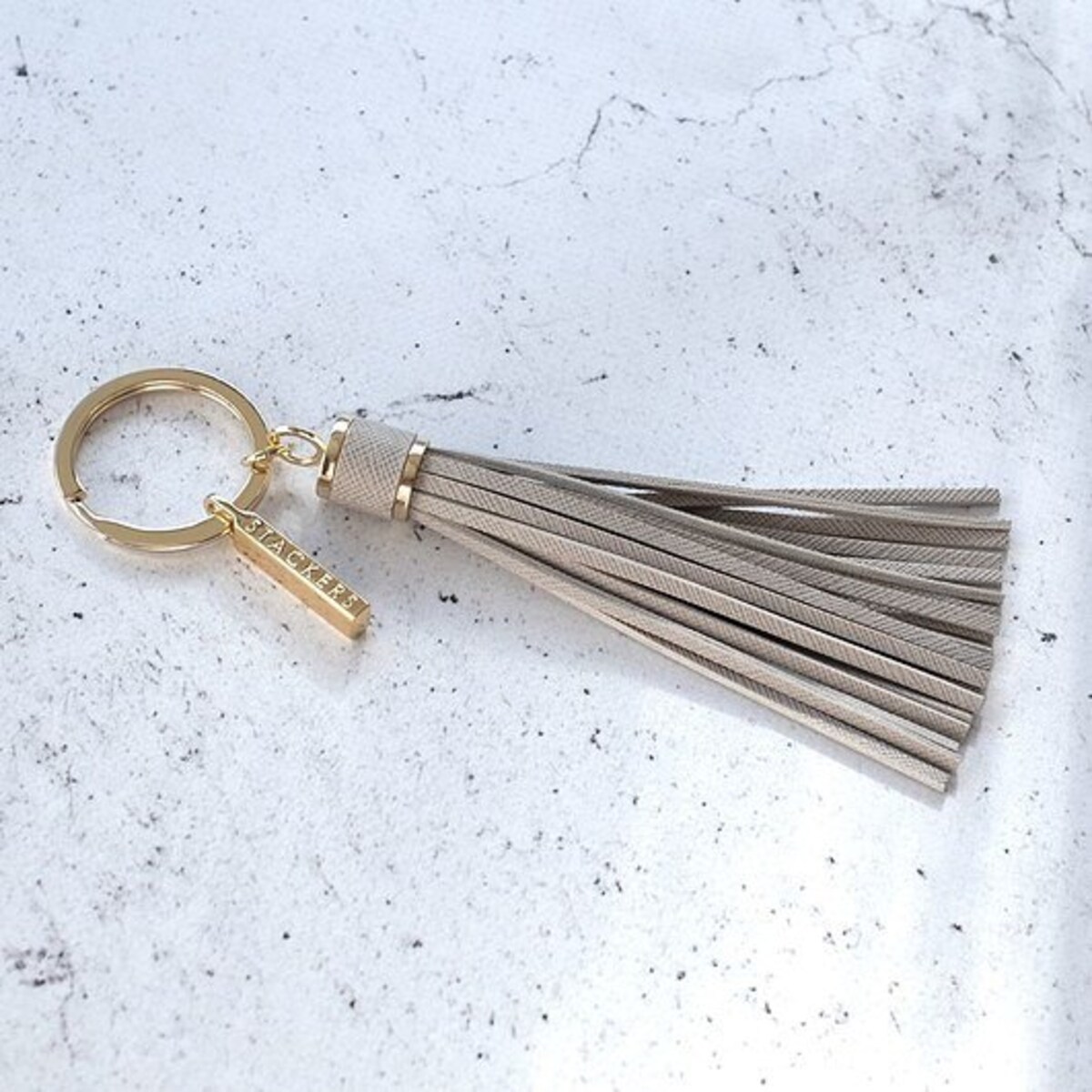 Breloczek do kluczy Stackers dusky blue