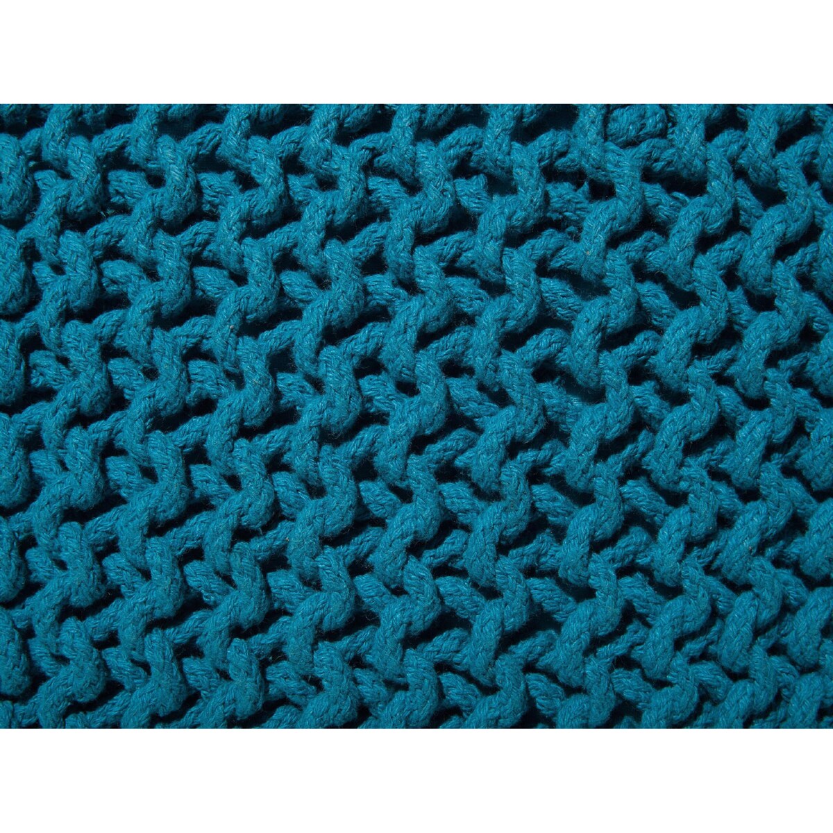 Puf 50 x 31 cm niebieski CONRAD