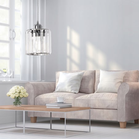 Lampa Wisząca Toolight Glamour Chromowana