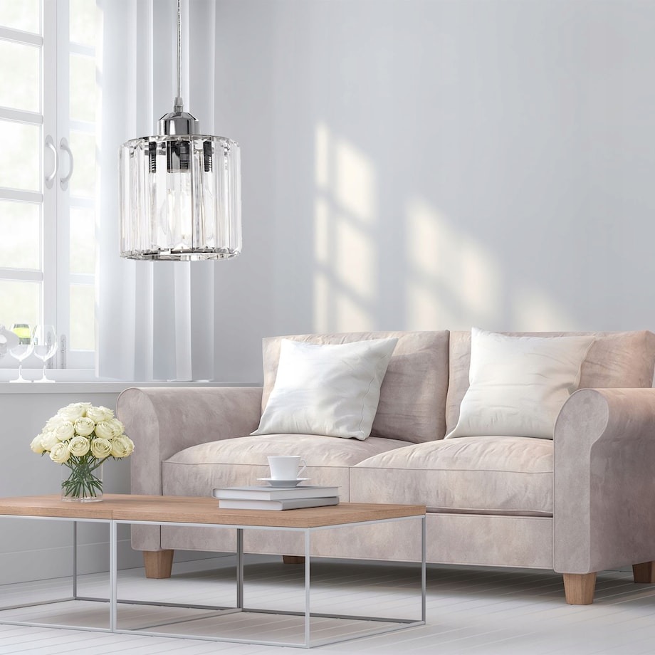 Lampa Wisząca Toolight Glamour Chromowana