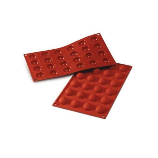 Forma silikonowa PÓŁKULE KULE 30mm SILIKOMART