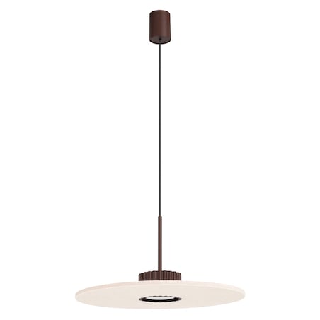Lampa wisząca OVO 1 brązowa/beżowa filc Gx53