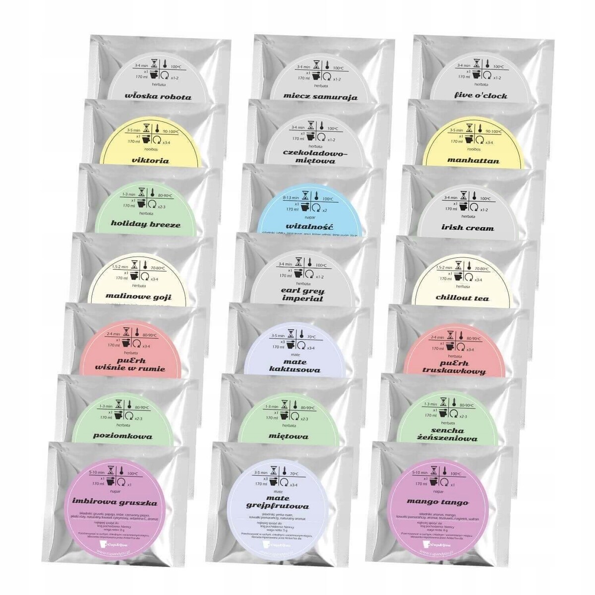 ZESTAW PREZENTOWY UPOMINKOWY BOX - 21 RÓŻNYCH HERBAT SYPANYCH W SASZETKACH - PREZENT UPOMINEK DLA TATY TEŚCIA NA DZIEŃ OJCA URODZINY