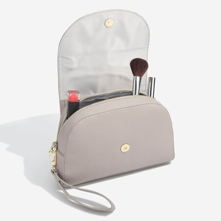 Kosmetyczka Stackers z kieszeniami na pędzle taupe