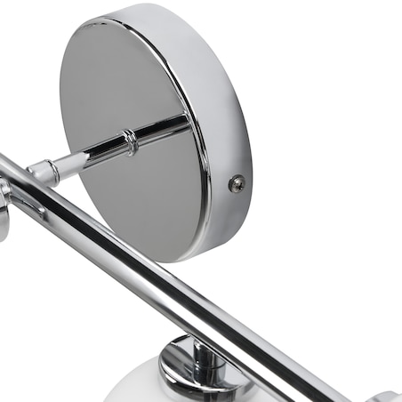 Lampa ścienna MINOTOS Srebrny Metal