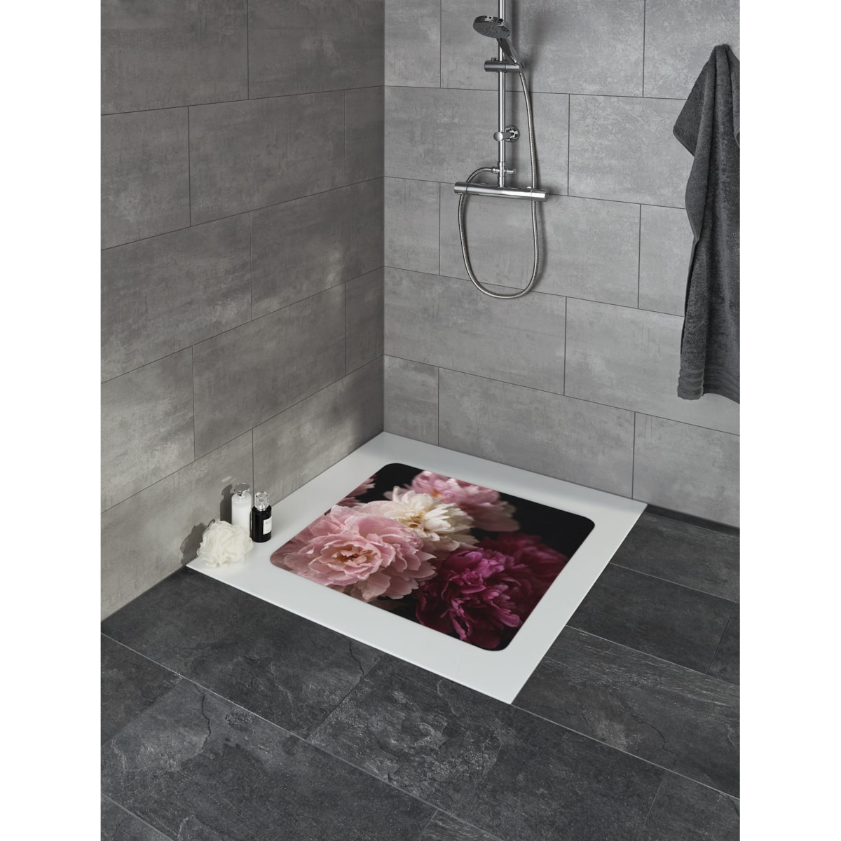 Kleine Wolke Rosemarie Mata bezpieczeństwa pod prysznic bordowy 55x 55 cm