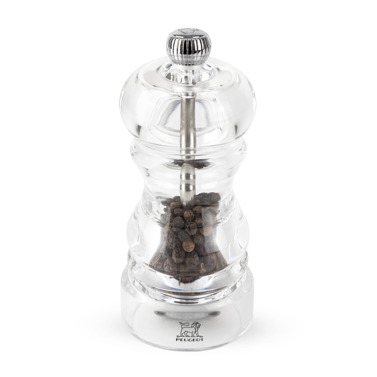 Peugeot Młynek do pieprzu Nancy, 12cm, arkyl, tradycyjny przezroczysty