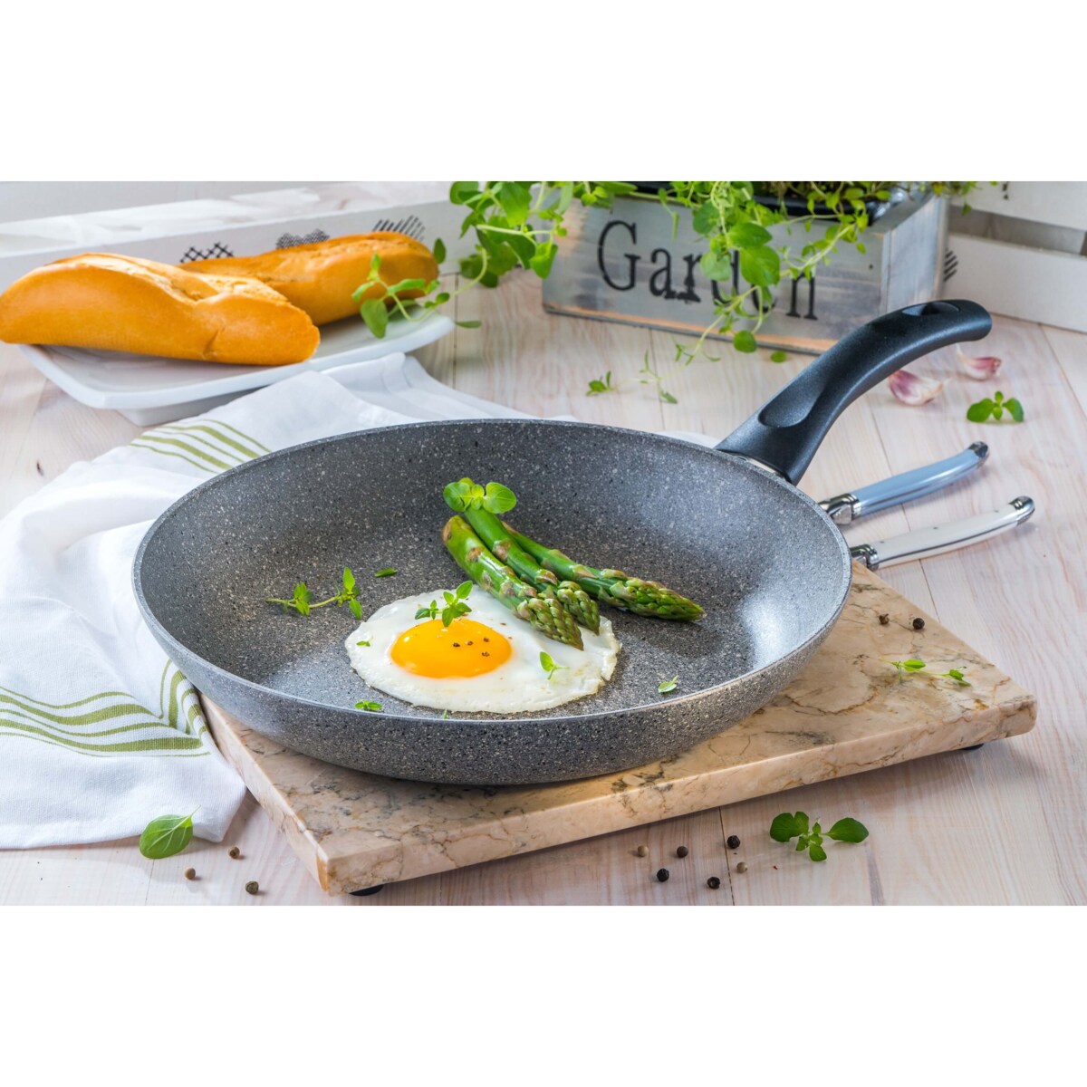 Patelnia granitowa indukcyjna Ballarini Ferrara - 26 cm