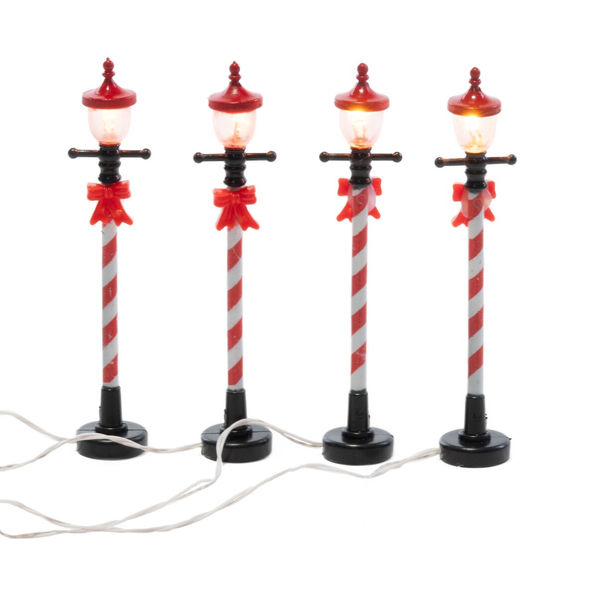 Latarnia świąteczna, świeca LED, 10 cm, tworzywo sztuczne