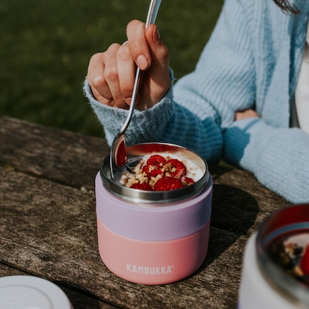 Termos obiadowy lunchbox termiczny Bora 600 ml - Baby Pink