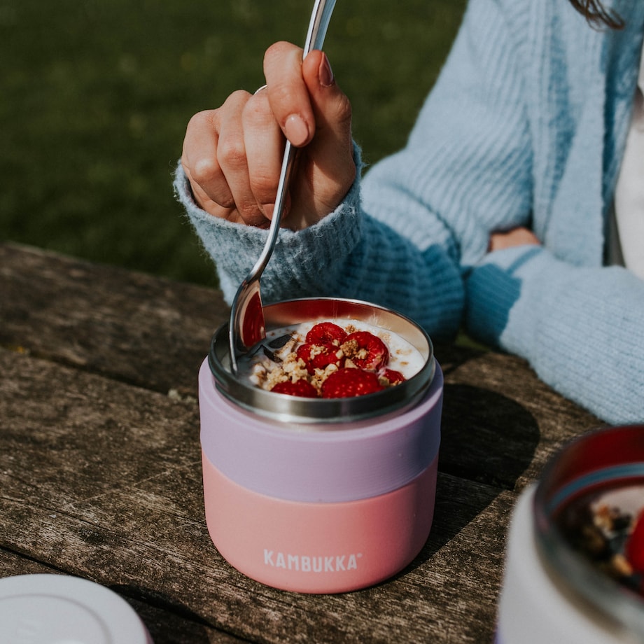 Termos obiadowy lunchbox termiczny Bora 600 ml - Baby Pink