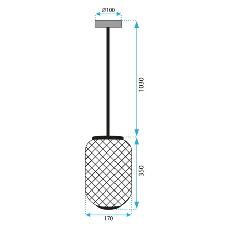 Lampa Wisząca Boho APP1424-1CP