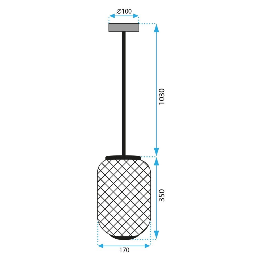 Lampa Wisząca Boho APP1424-1CP