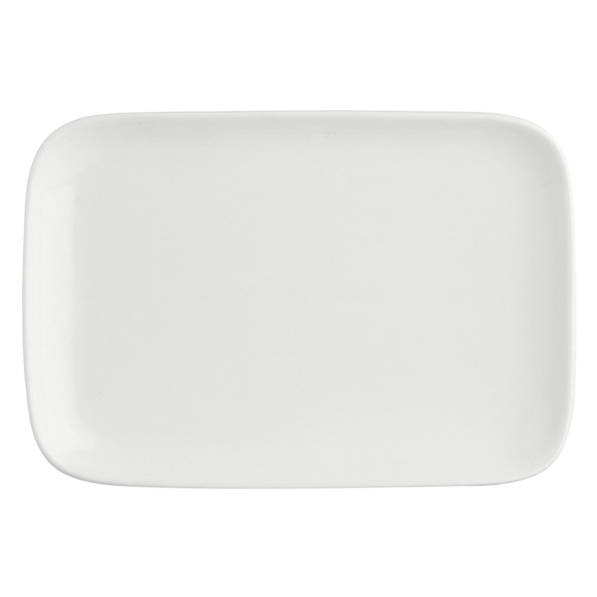 Zestaw 6 tac prostokątnych Essenziale New Age - Biały, 15 x 10 cm
