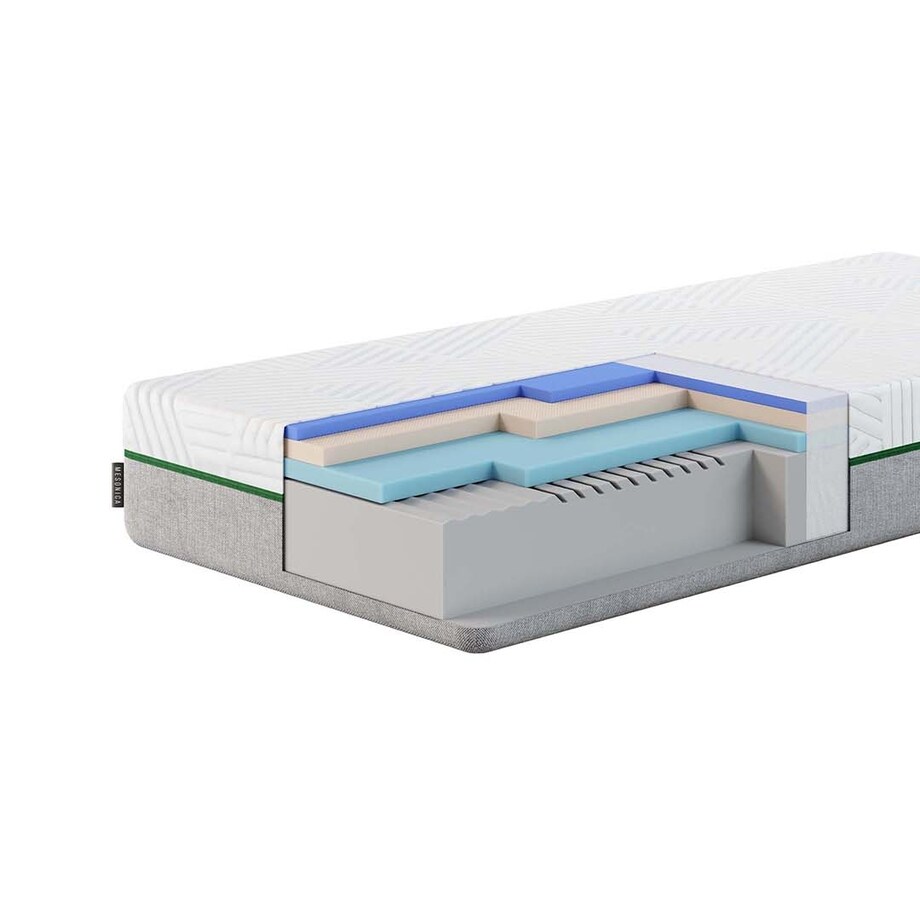 Mesonica Verte - Materac piankowy sojowy 180x200 wys.: 28 cm