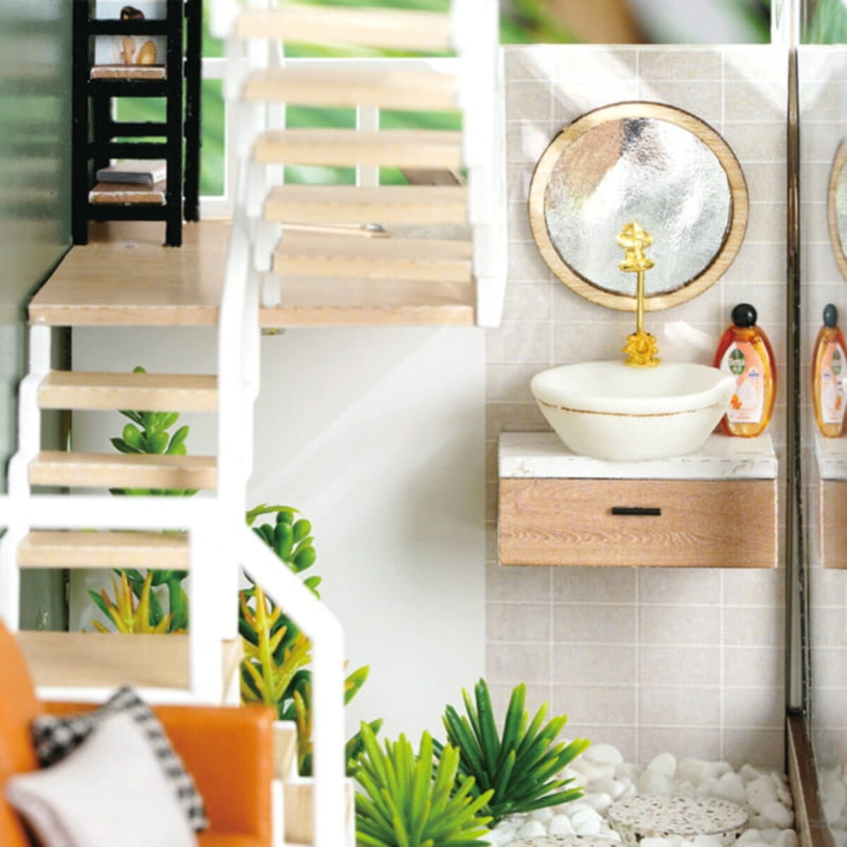 Miniaturowy domek - Zielone wzgórze Ani