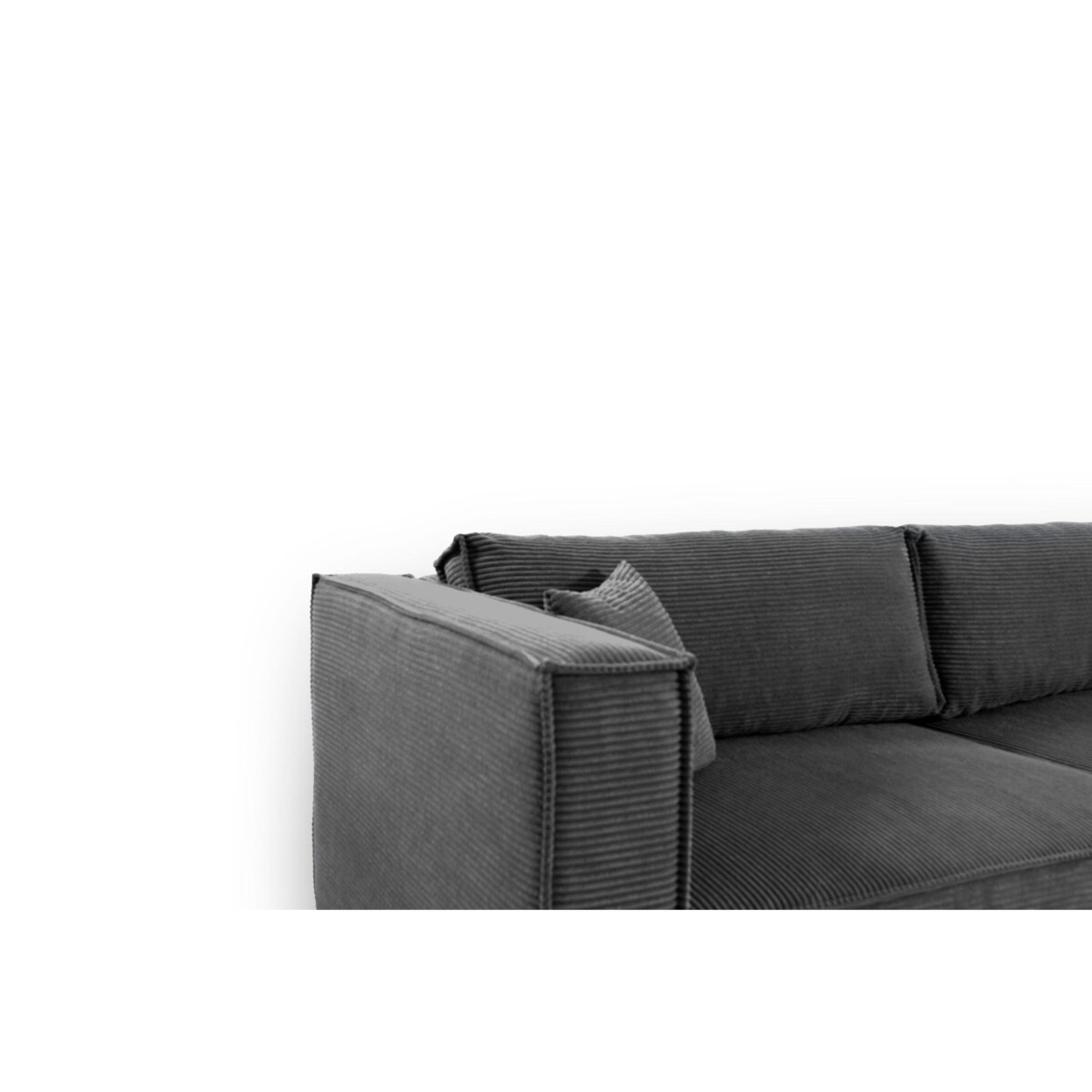 Narożnik KEYMON z funkcją spania sztruks Kolor: POSO 60