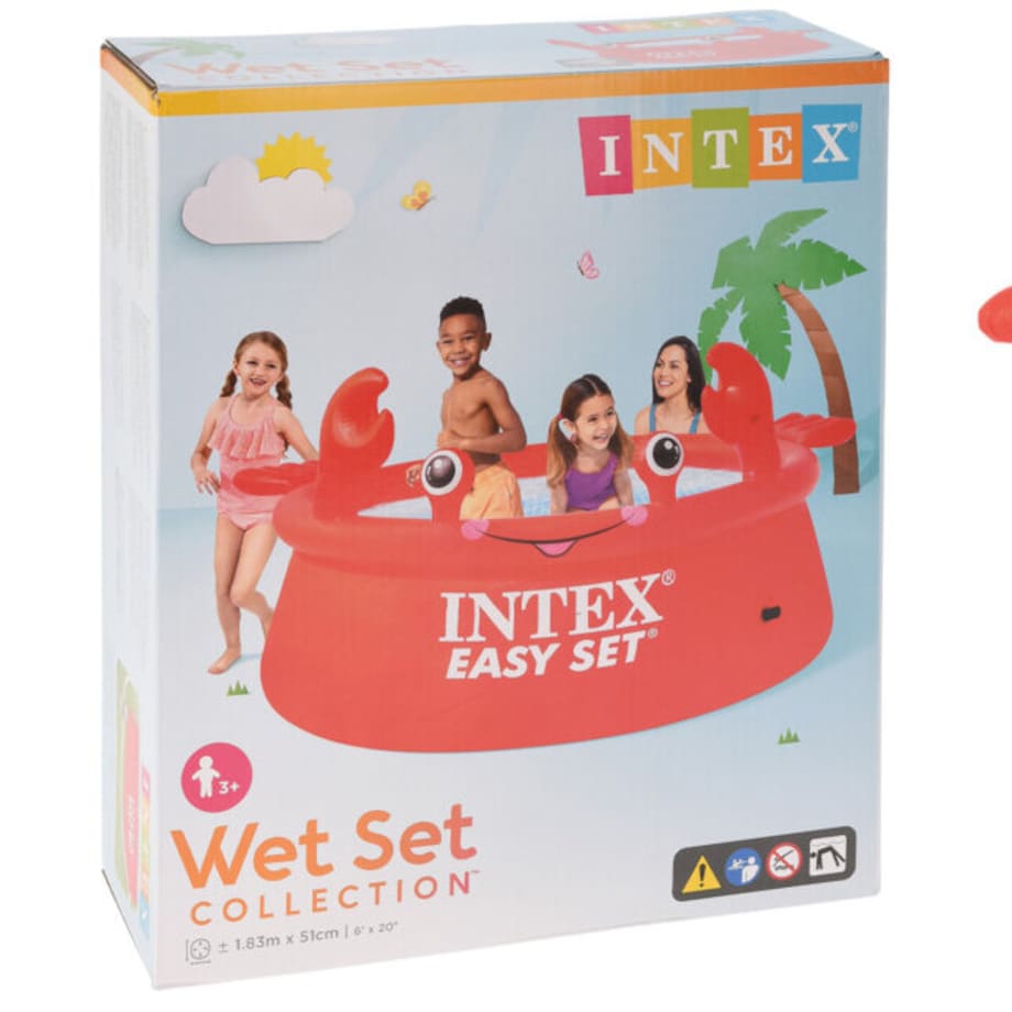 Dmuchany basen w kształcie kraba, 880 l, 183 x 51 cm