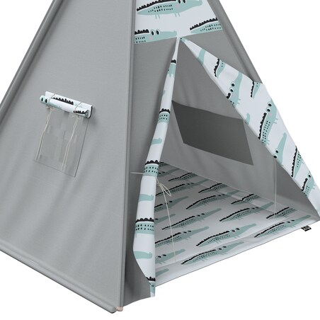 Tipi, ecru-zielony, 110 x 110 x 155 cm, Magic Collection