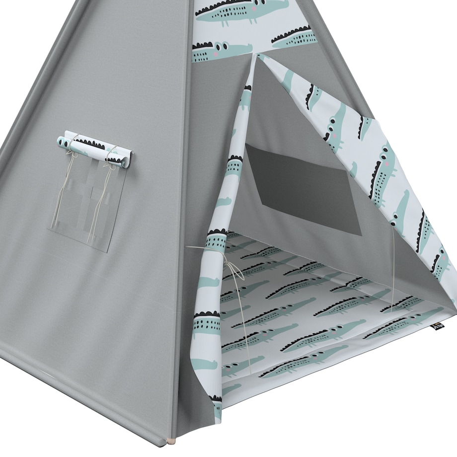 Tipi, ecru-zielony, 110 x 110 x 155 cm, Magic Collection