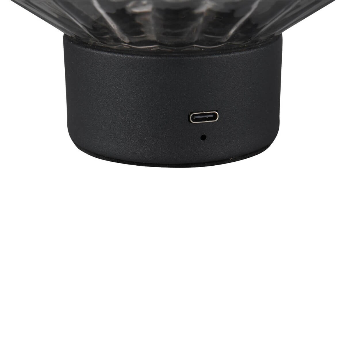 Lampka na stolik nocny Lord R57761154 RL Light LED 2W 3000K czarna przydymiona