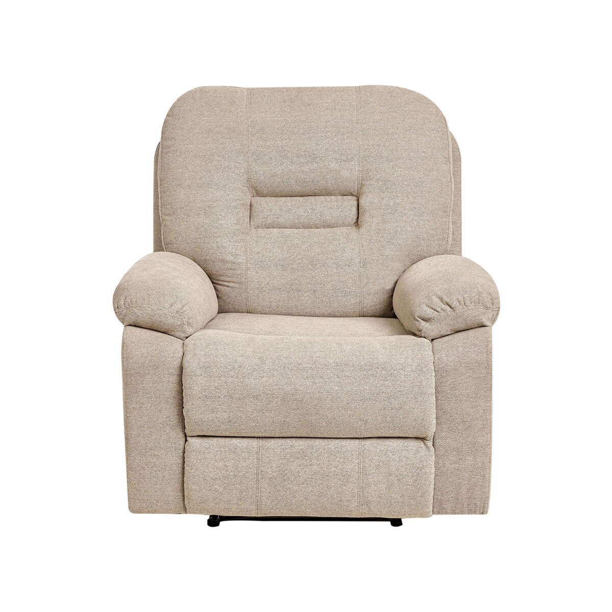 Komplet wypoczynkowy z manualną funkcją relaksu BERGEN Beżowy dla 6 osób