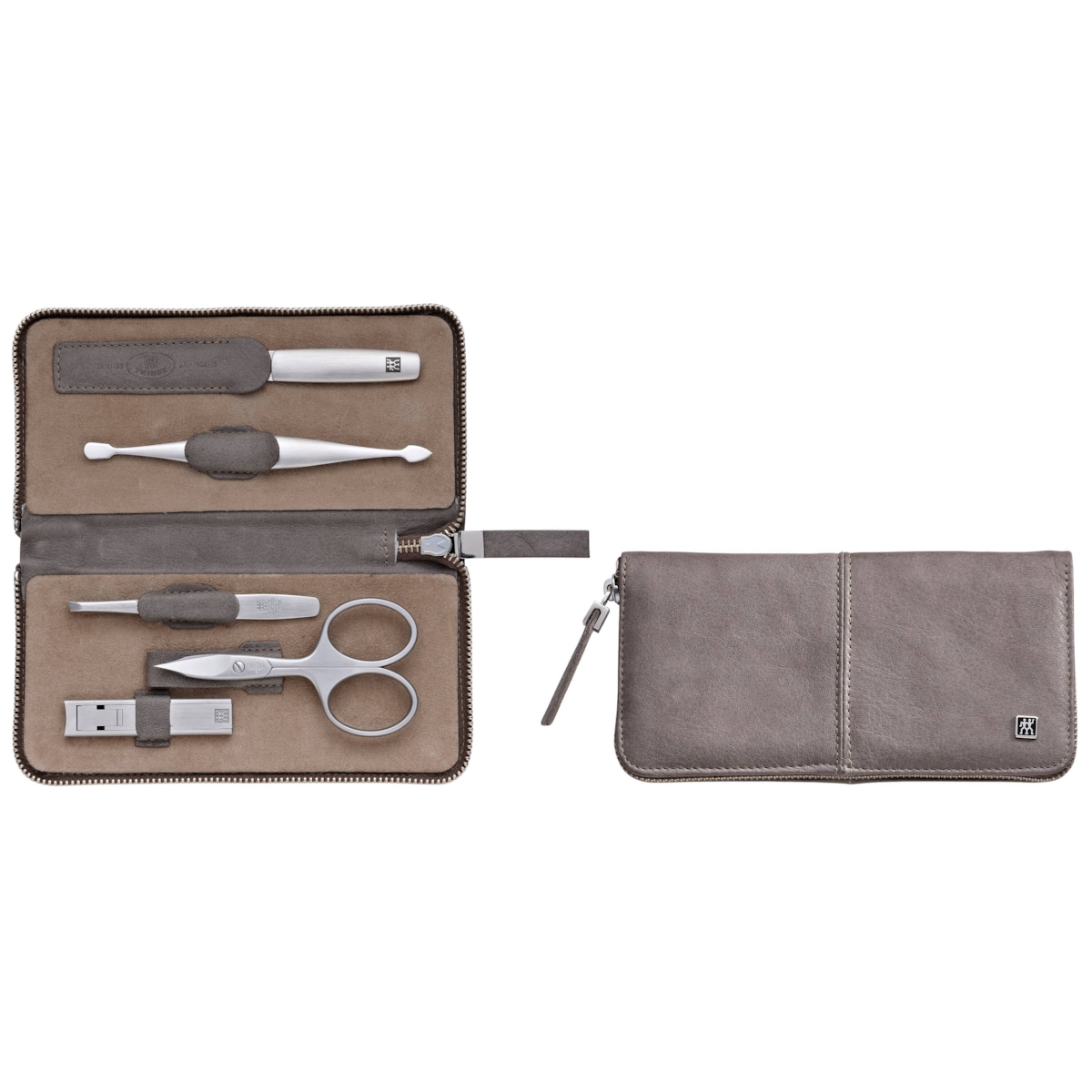 Zestaw podróżny Zwilling Twinox – taupe, 5 elementów - Taupe
