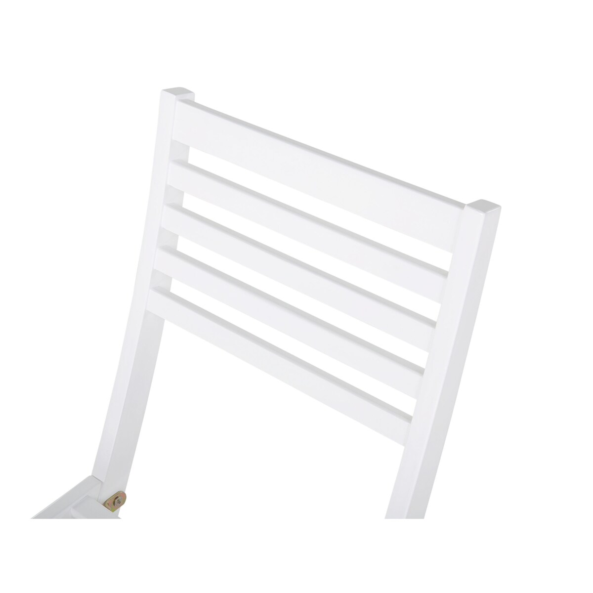 Zestaw mebli balkonowych drewniany biały FIJI