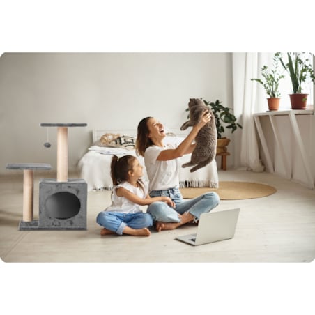 Drapak dla kota drzewo domek legowisko 71cm Pethaus