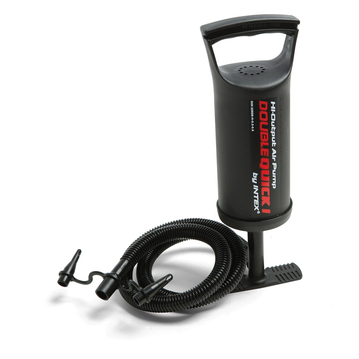 Materac welurowy dmuchany + pompka Intex 64141-68612