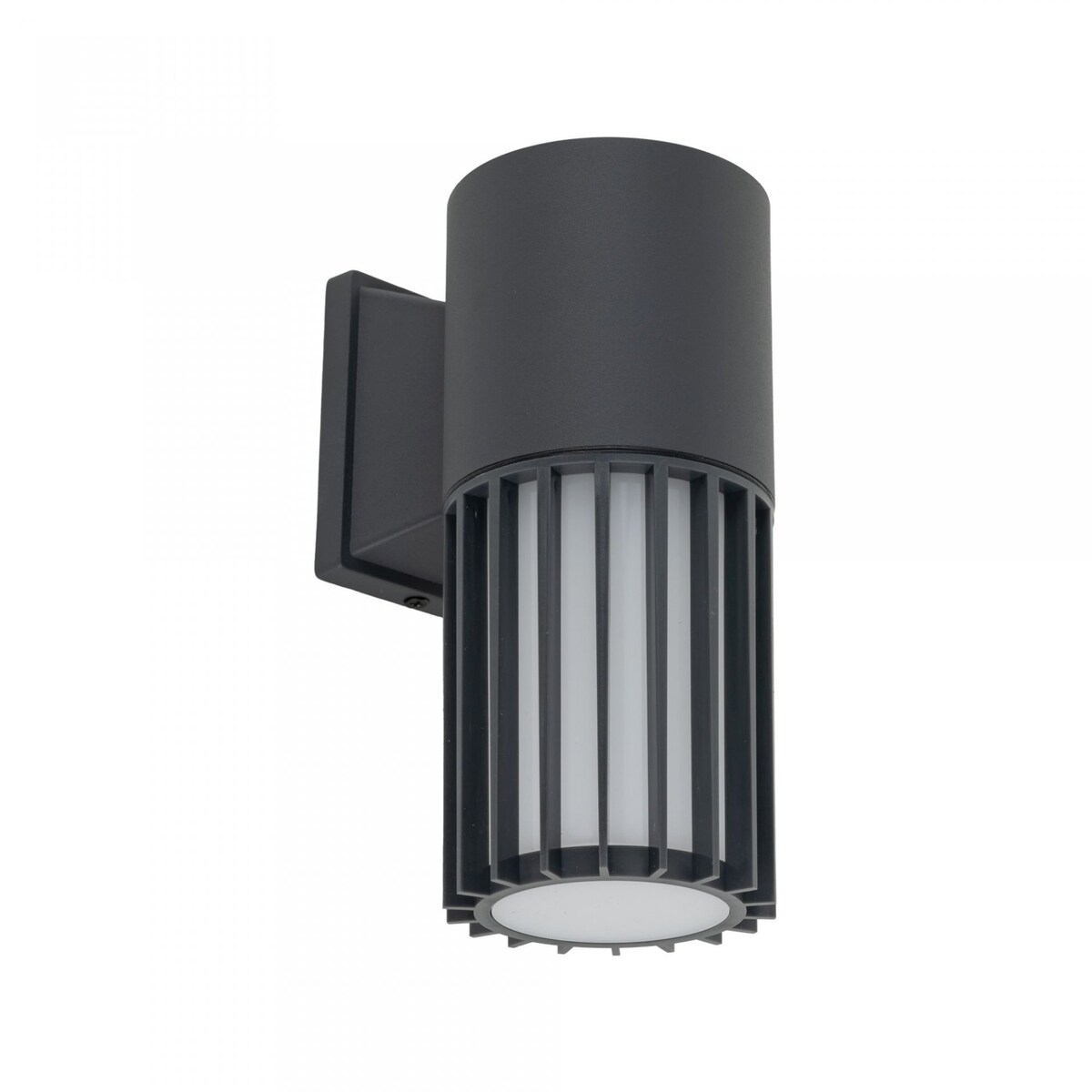 Kinkiet zewnętrzny TK Lighting RIBO GRAY IP54 E27 szaro-biały aluminiowy na elewację i taras