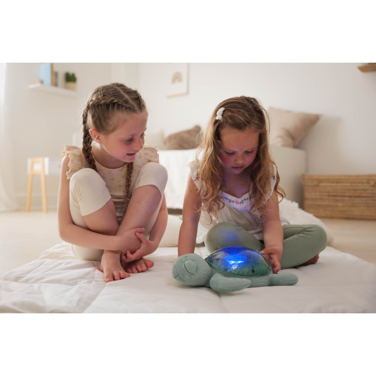 Projektor z pozytywką - Żółw podwodny zielony ECO - Cloud b® Tranquil Turtle™